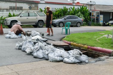 Drenaj temizlik için çalışma