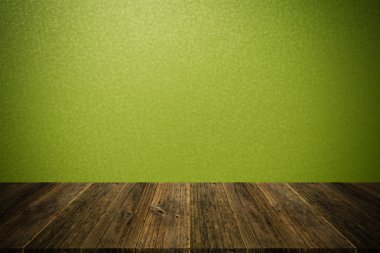 Ahşap Teras ve duvar doku vintage tarzı