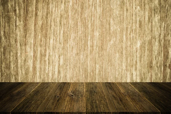 Terraço de madeira e textura de madeira estilo vintage — Fotografia de Stock