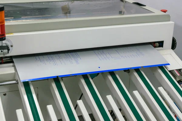 Máquina de impressão Blueprint — Fotografia de Stock