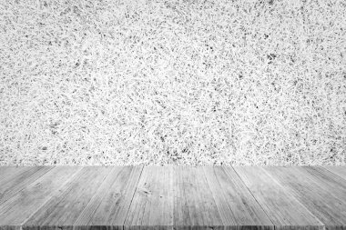 Ahşap Teras ve çim dokusu