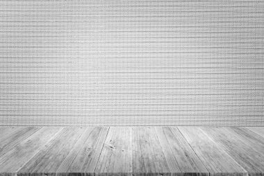 Ahşap Teras ve duvar kağıdı iç doku