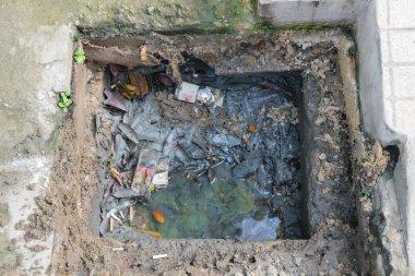 Drenaj temizlik için çalışma