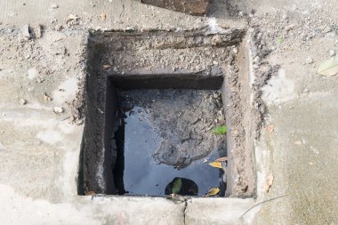 Drenaj temizlik için çalışma