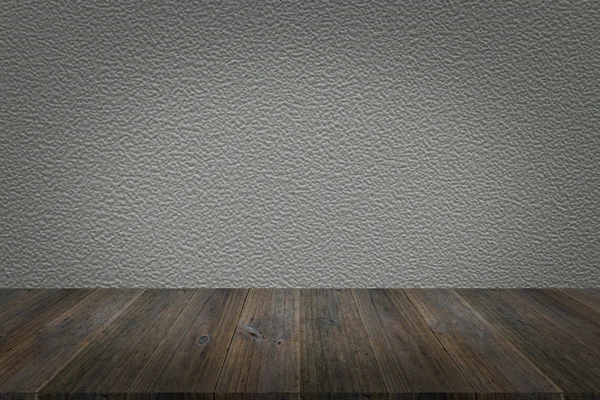 Wood terrace and Wall texture — Stock Photo, Image