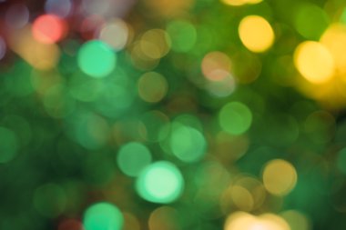 Noel ağacı, vintage sürecinde soyut bokeh arka plan