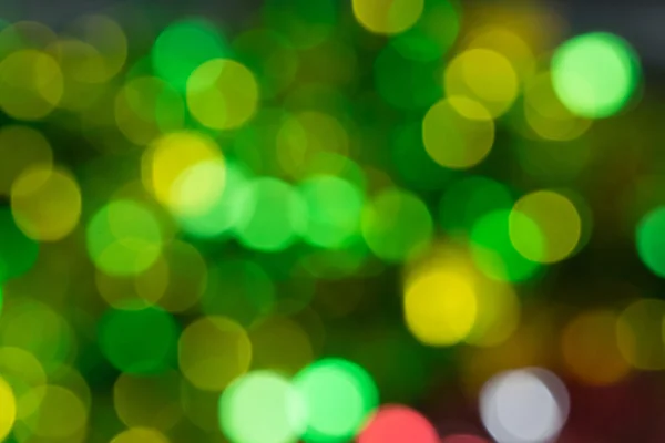 Abstracte bokeh achtergrond van kerstboom — Stockfoto