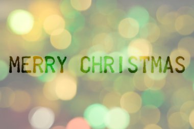 Noel ağacının soyut bokeh arka plan