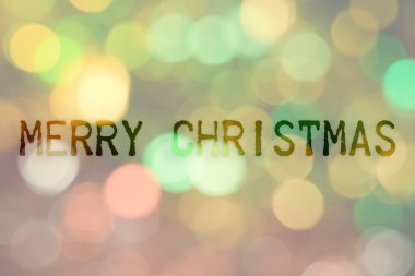 Noel ağacının soyut bokeh arka plan