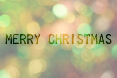 Noel ağacının soyut bokeh arka plan