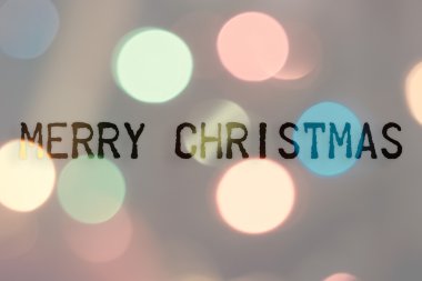 Soyut bokeh arka ışık, vintage tarzı sürecinde