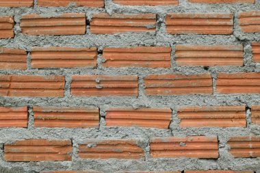Kırmızı tuğla duvar doku yüzeyi