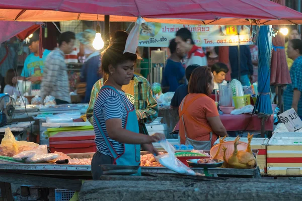 Street food tailandese — Foto Stock