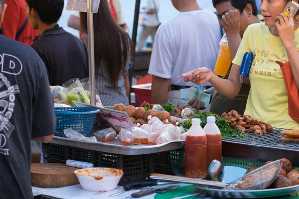 Street food tailandese — Foto Stock