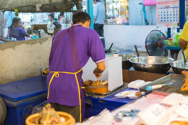 Street food tailandese — Foto Stock