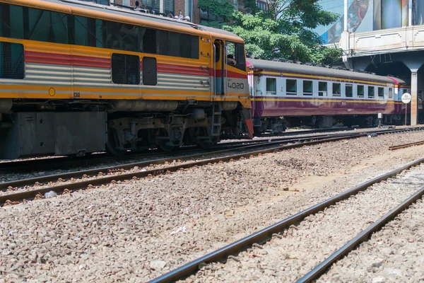 Trenino ferroviario tailandese — Foto Stock