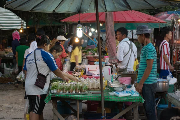 Street food tailandese — Foto Stock