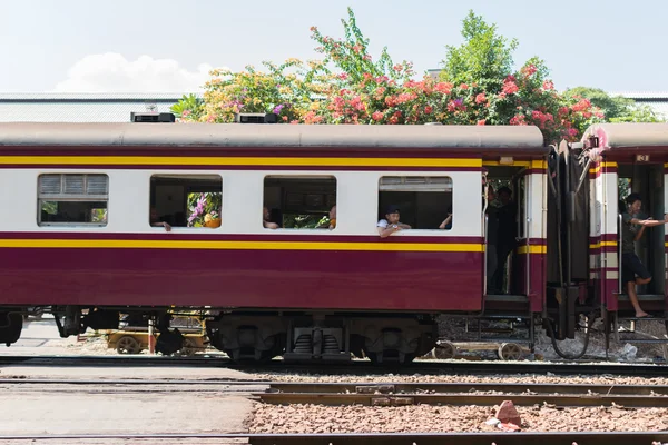 Thailändska järnväg drev — Stockfoto