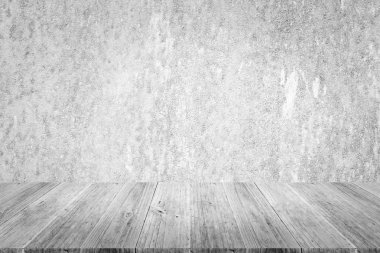 Metal pas duvar doku yüzeyi ahşap teras ile