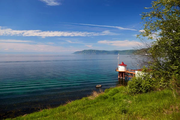 Lago Baikal Día Verano Pueblo Listvyanka Foto Alta Calidad —  Fotos de Stock