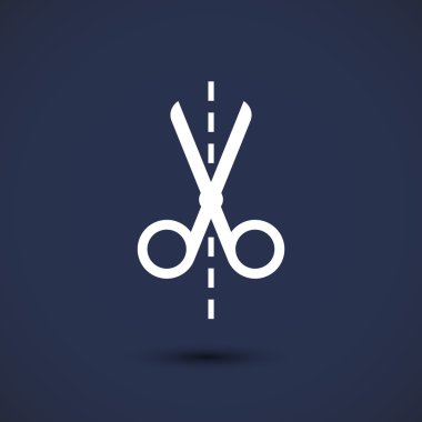 Makas simgesini işaret