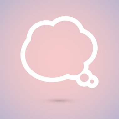 komik konuşma balonu simgesinin