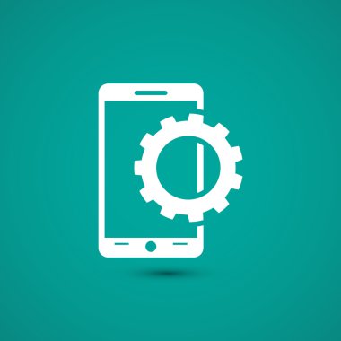 Smartphone ayar parametreleri simgesi