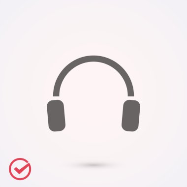 headphones icon sign