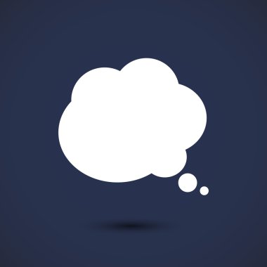 komik konuşma balonu simgesinin