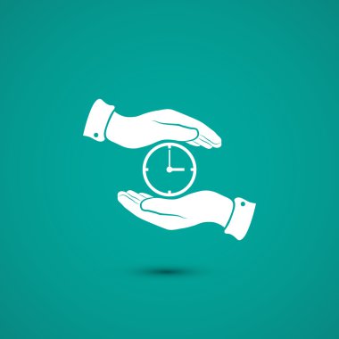 Eller simgesini arasında saat