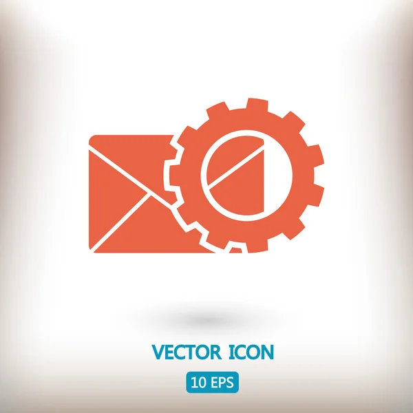 Sobre icono de correo — Vector de stock