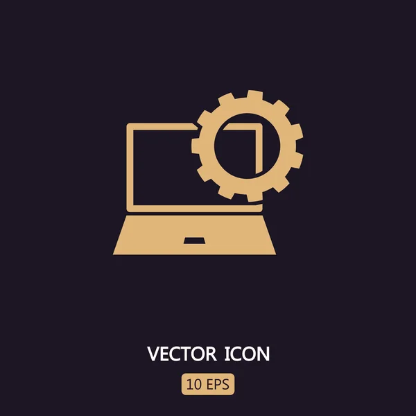Ícone de parâmetros de configuração — Vetor de Stock