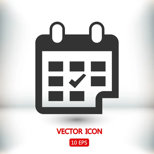 Calendar icon illustration — Stock Vector