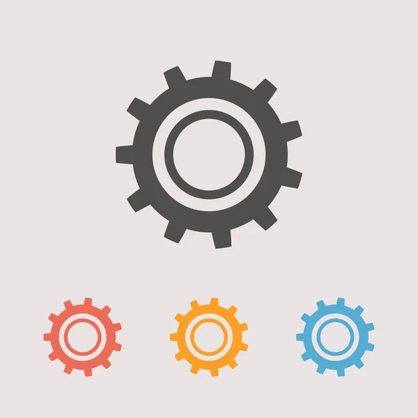 Gear icons set — Stock Vector