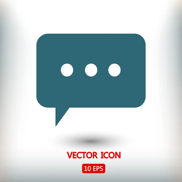 Speech bubble icon — Stock Vector