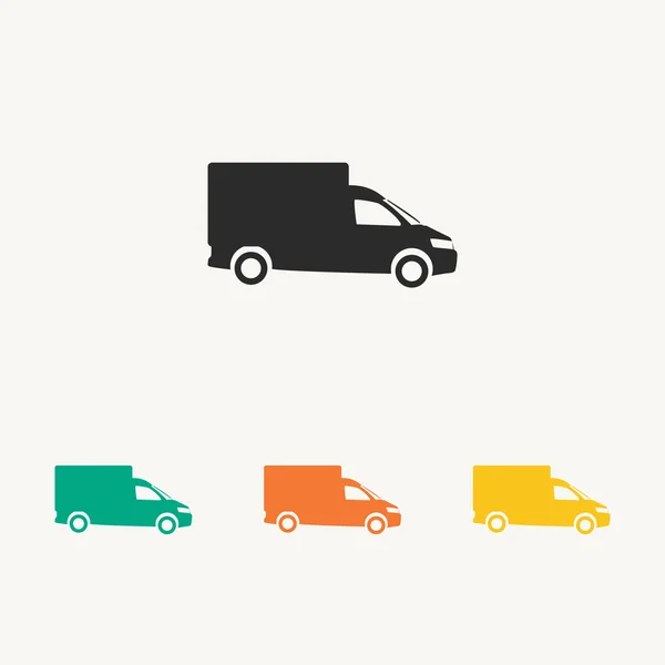 Truck icons set — Stock Vector