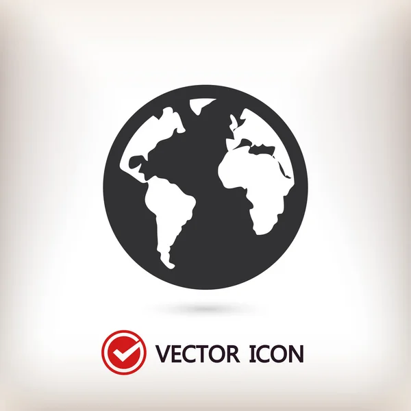 Globe  icon illustration — Stock Vector
