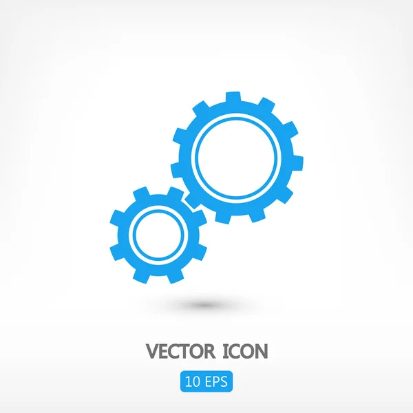 Gears icon illustration — Stock Vector