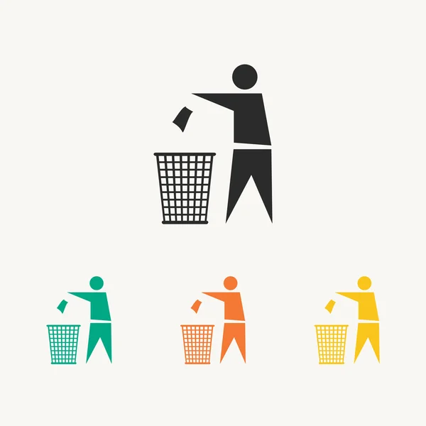 Recycling Sign Label icons — Stock Vector