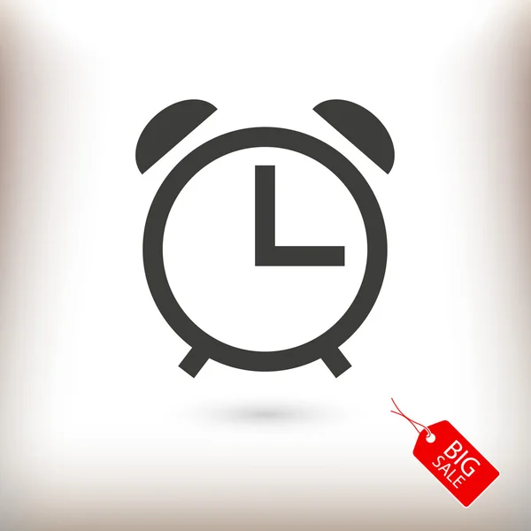 Clock icon illustration — Stock Vector