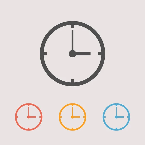 Conjunto de ícones de relógio —  Vetores de Stock