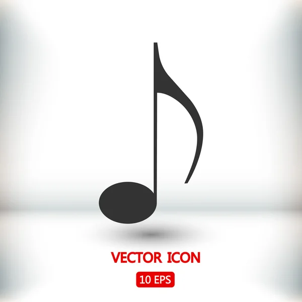 Musik ikon illustration — Stock vektor