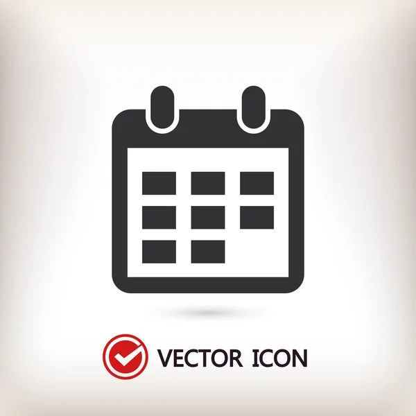Kalender-ikonen illustration — Stock vektor