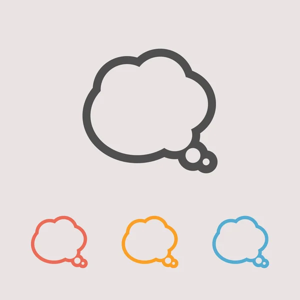 Speech bubbles icon — Stock Vector