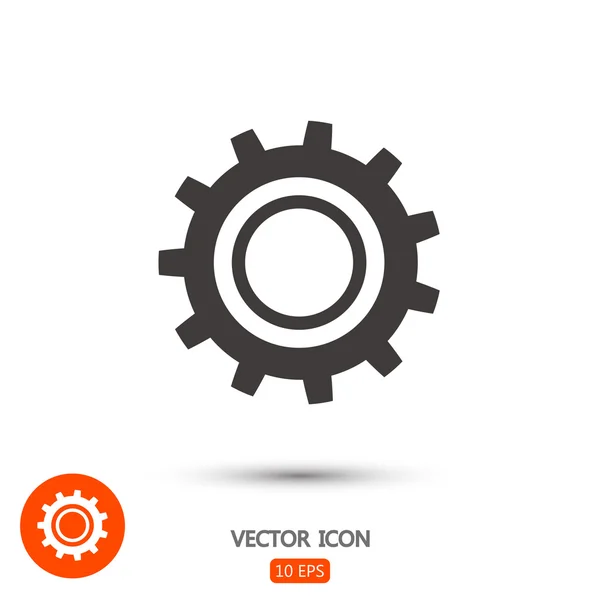 Engranaje icono signo — Vector de stock