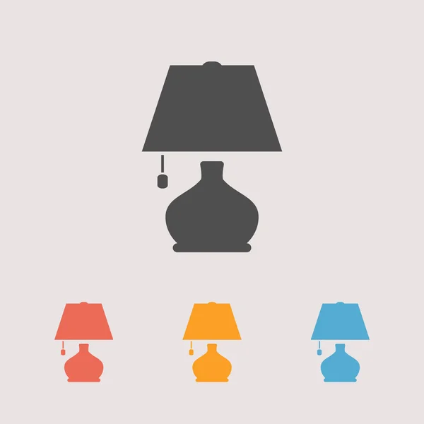 Conjunto de ícones de lâmpada — Vetor de Stock