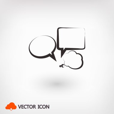 konuşma balonları simgesi