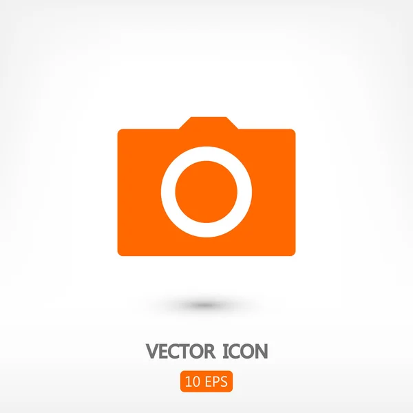 Tecken på kamera ikonen — Stock vektor