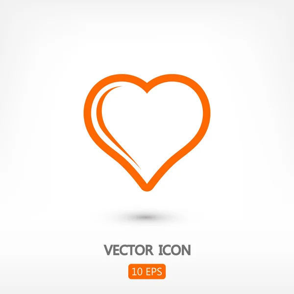 Heart sign icon — Stock Vector