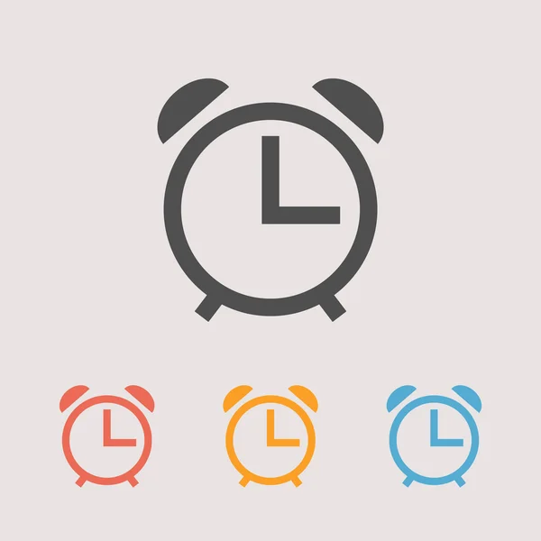 Ilustración de iconos de reloj — Archivo Imágenes Vectoriales